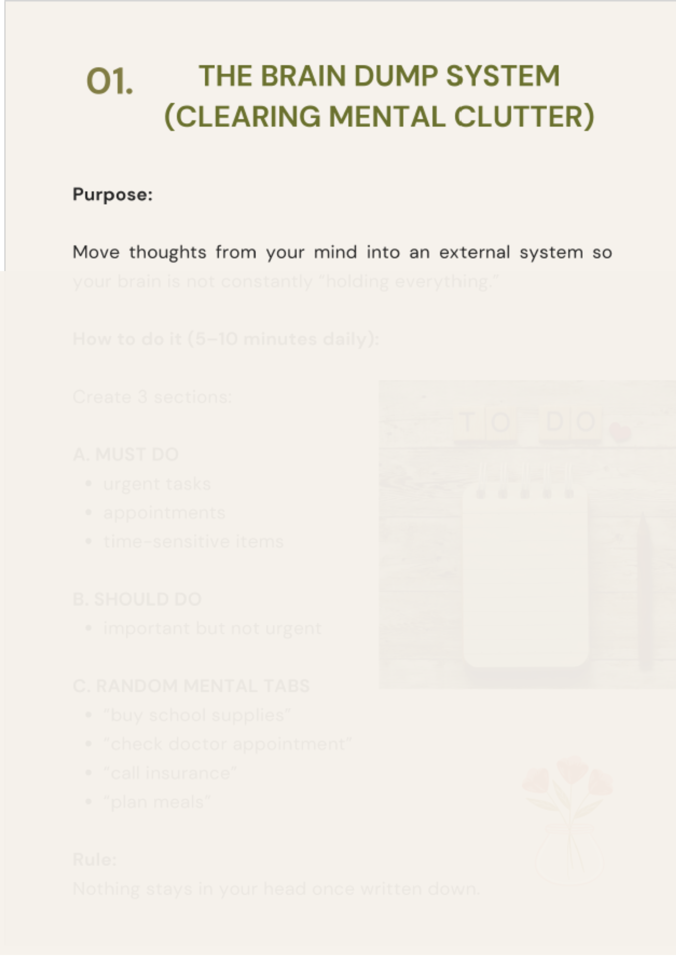 Mental Load Relief System for Moms