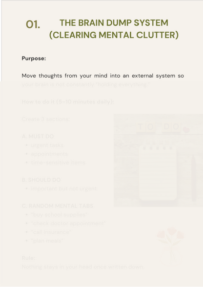 Mental Load Relief System for Moms