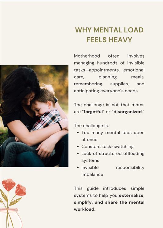 Mental Load Relief System for Moms